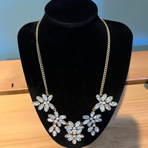 J Crew Factory Necklace & Earring Set.  Necklace: 18" with 2" extender. - Picture 2 of 3